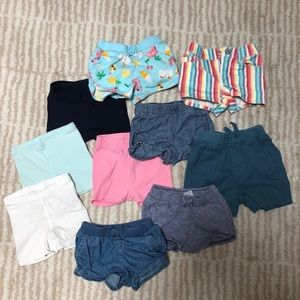 Lot of 18-24m Girls shorts